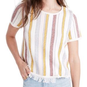 ☀️☀️Madewell Blakely Stripes Sweater Tee XXL☀️☀️